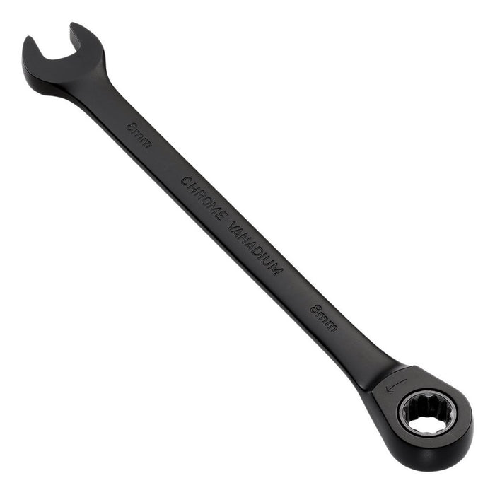 Draper Tools Expert HI-TORQ Metric Ratchet Combination Spanner 8mm Black