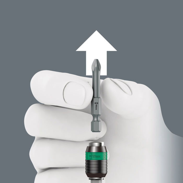 Wera 838 RA-R M Bitholding Screwdriver with Ratchet Function 1/4in x 123.5mm