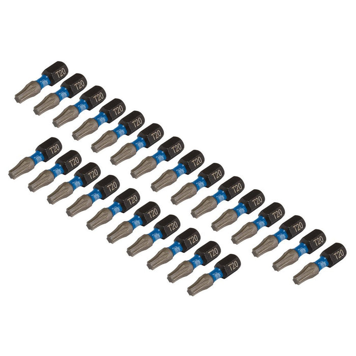 Draper Expert TX-STAR® Impact Screwdriver Bits T20 x 25mm 1/4