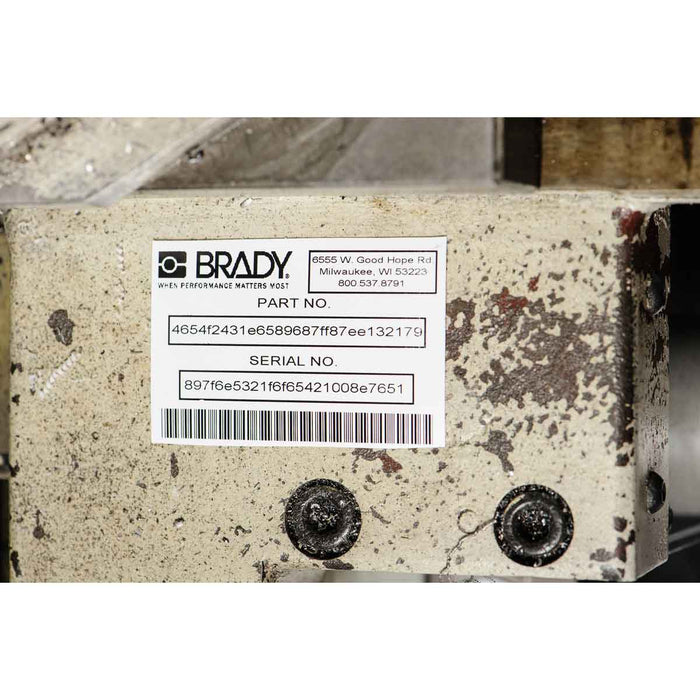 Brady Solvent & Chemical Resistant Polyester Labels for BMP71 0.25