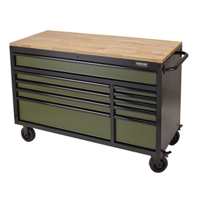 Draper 08236 Bunker Workbench Roller Tool Cabinet 10 Drawer 56