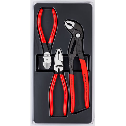 Knipex 00 20 10 Power Pack Plier Set, 3 Pce