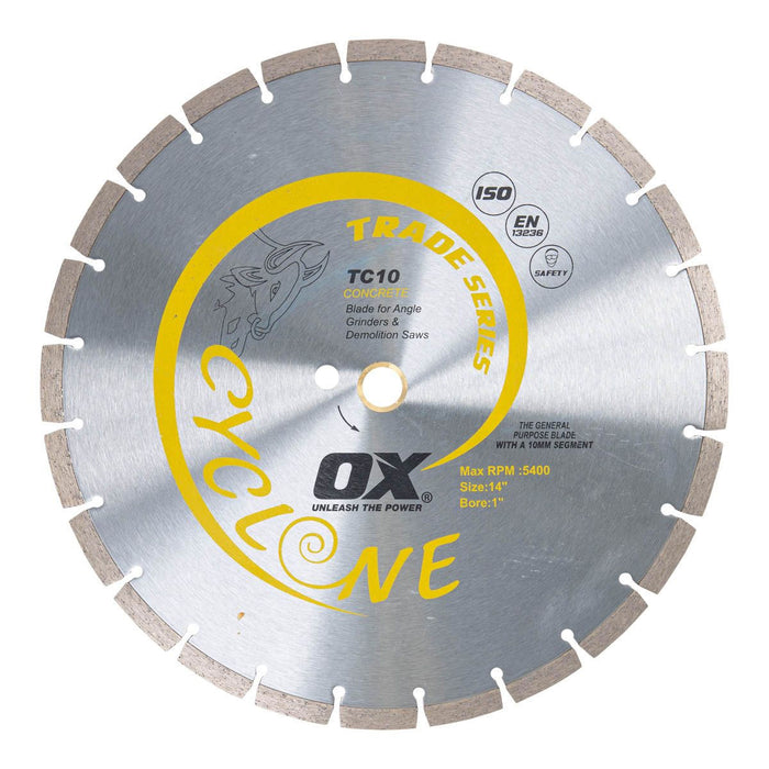 OX Tools Trade 14in Diamond Blade - General Purpose / Concrete