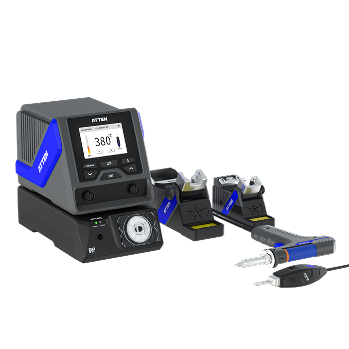 Atten GT-6302C High Power Soldering/Desoldering Station with GT-X151 Gun + GT-N080 Tweezers