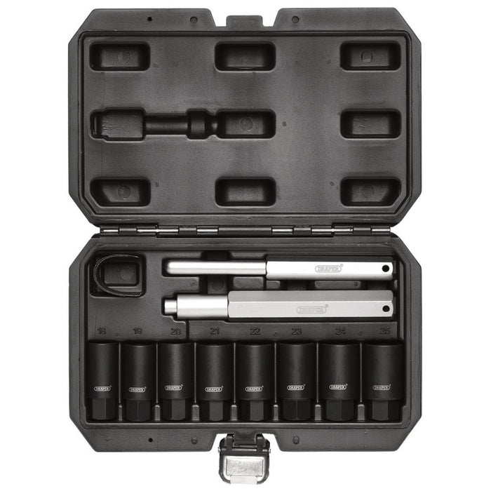 Draper Locking Wheel Nut Removal Set 10PC