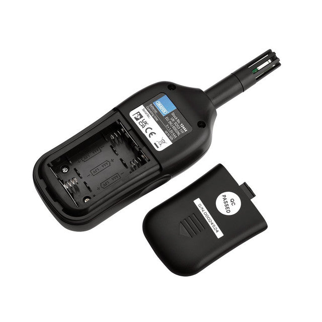 Draper Handheld Digital Hygrometer - Humidity and Temperature Meter, 0-100% RH and -20 to +70°C