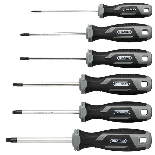 Draper TX-STAR Soft Grip Screwdriver Set 6 Piece