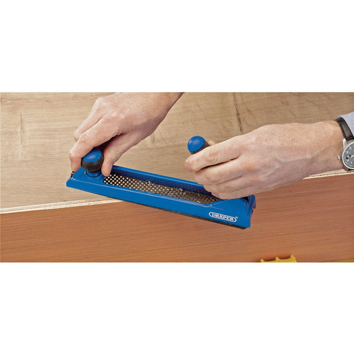 Draper Tools Adjustable Handle Multi-Rasp Wood Plane 255mm