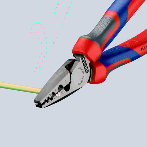 Knipex 97 72 180 Crimping Pliers for Wire Ferrules