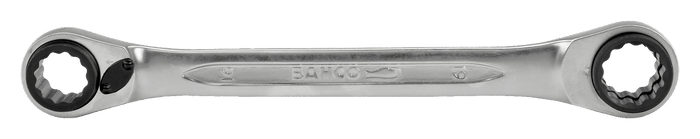 Bahco 8-11 mm Ratcheting Ring Wrench with Chrome Finish 151 mm S4RM-8-11