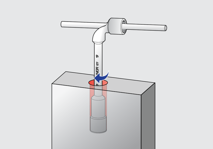 Unior 176 Double Ended Offset Socket Wrench 6mm