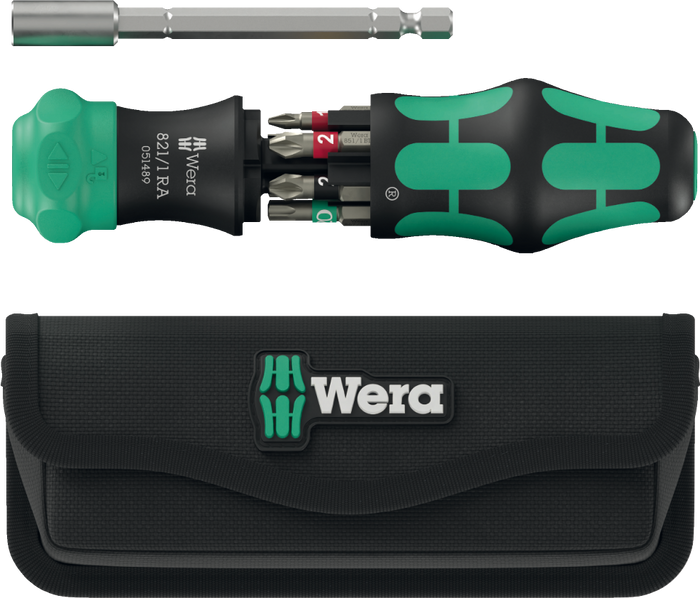 Wera Kraftform Kompakt 28 RA with Textile Pouch, 6 Pce