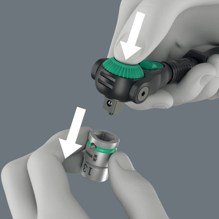 Wera 8000 A Black Edition Zyklop Speed Ratchet 1/4