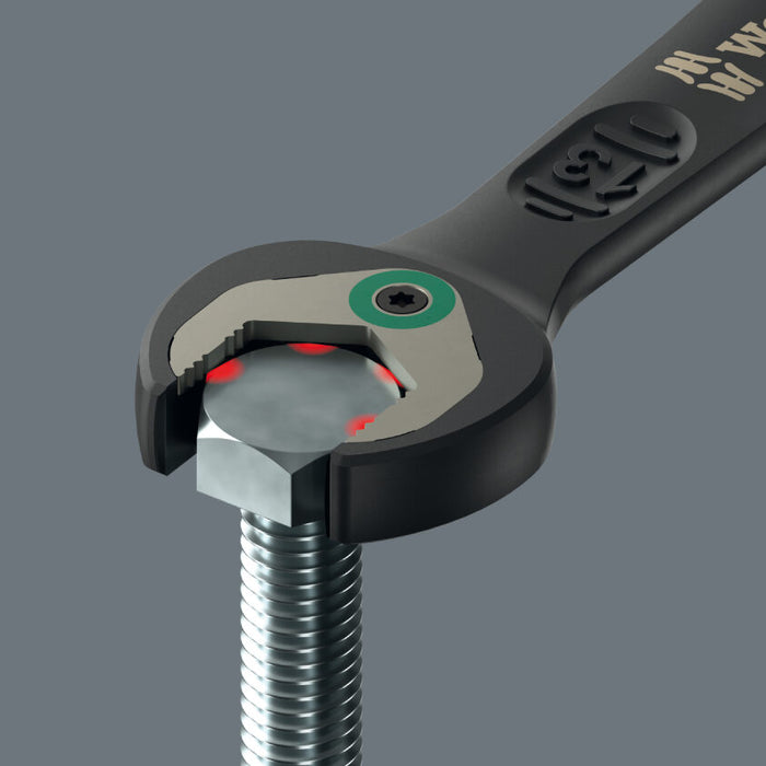 Wera 6000 Joker Black Edition 11 Set 1 Ratcheting Combination Spanner Set, 11 Pce