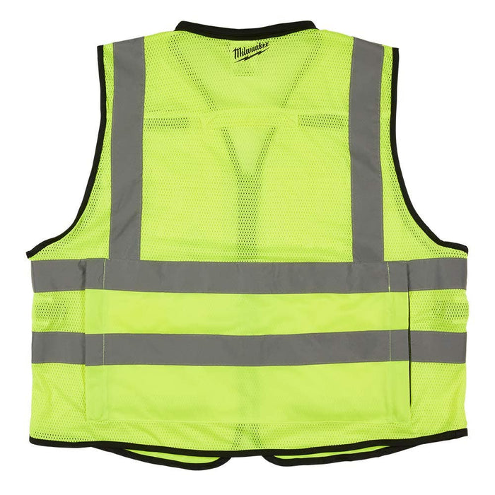 Milwaukee Premium High Visibility Vest Yellow Size L/XL