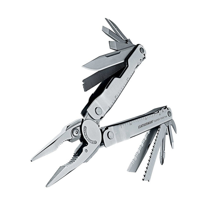 Leatherman 19 Tool Supertool 300 Heavy Duty Multi-Tool with Nylon Button Sheath Peg