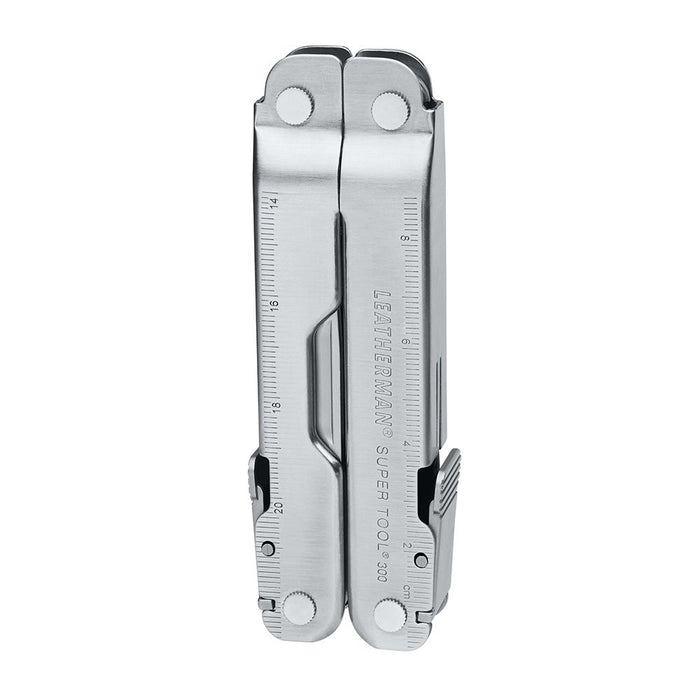 Leatherman 19 Tool Supertool 300 Heavy Duty Multi-Tool with Nylon Button Sheath Peg