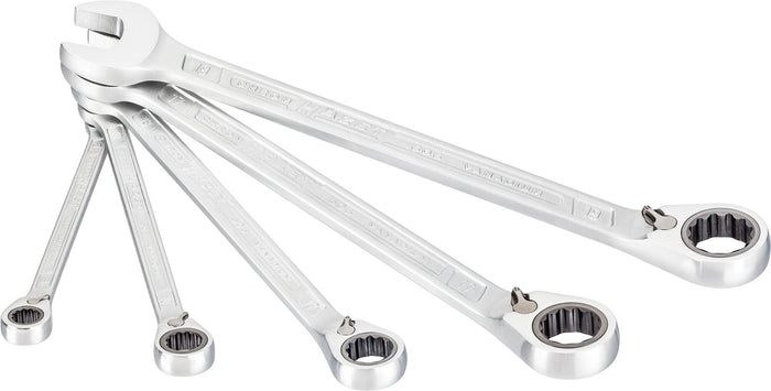 Hazet 606/5 Ratcheting Combination Spanner Set 5 Piece (Metric)