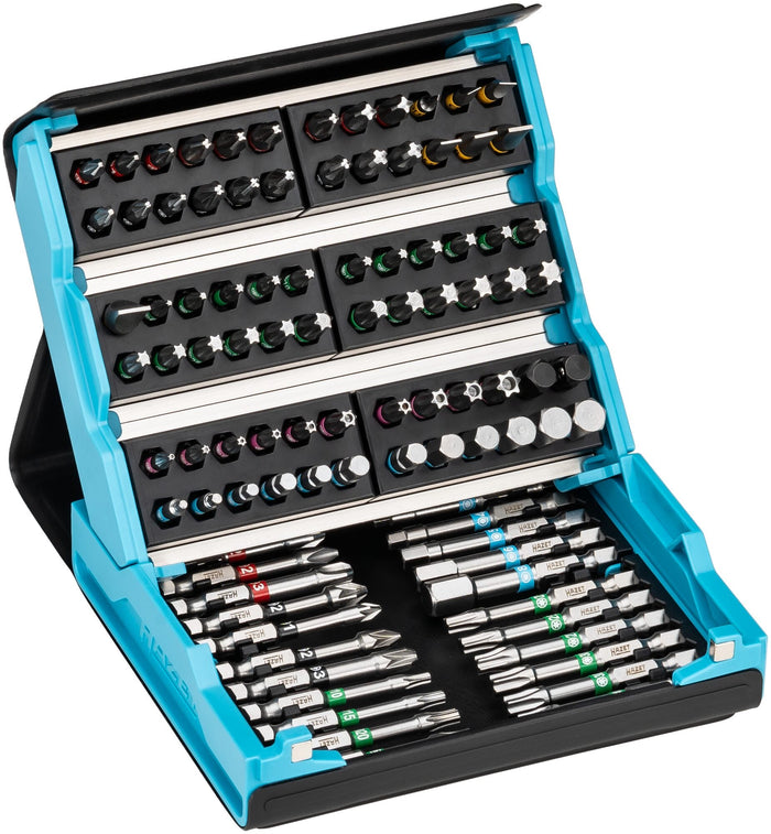 Hazet 96 Pce Smartcase Screwdriver Bit Set 1/4in Hex 2200SC-3