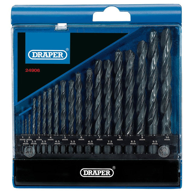 Draper Tools Metric HSS Drill Set, 19 Pce