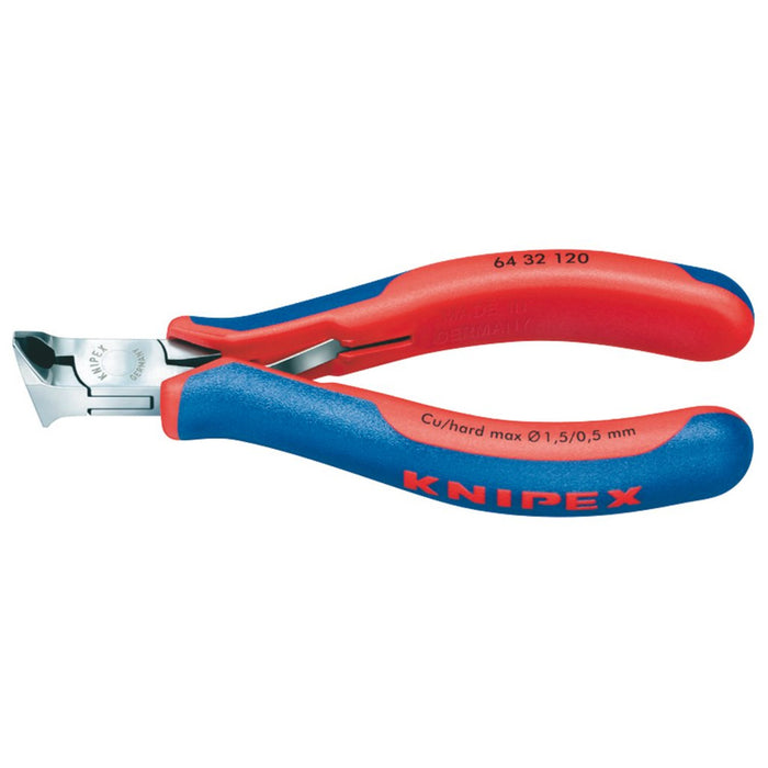 Knipex 64 32 120 Electronics Oblique End Cutting Nipper, 120mm