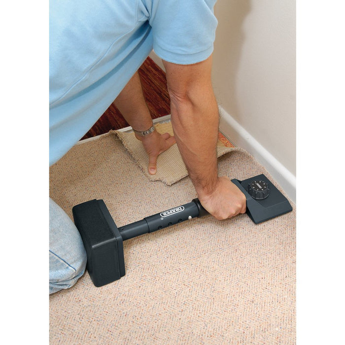 Draper Tools Adjustable Carpet Stretcher Knee Kicker 460-540mm