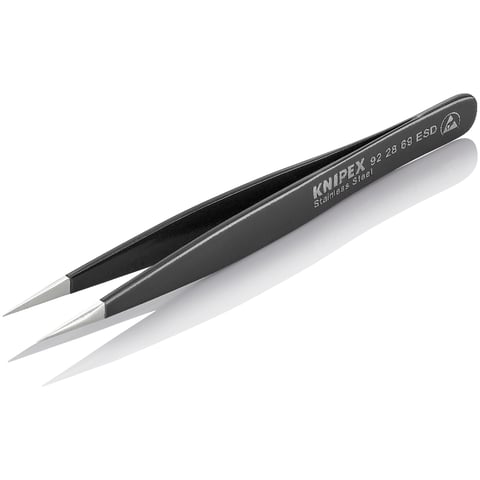 Knipex 92 28 69 ESD Universal Tweezers ESD Stainless Steel