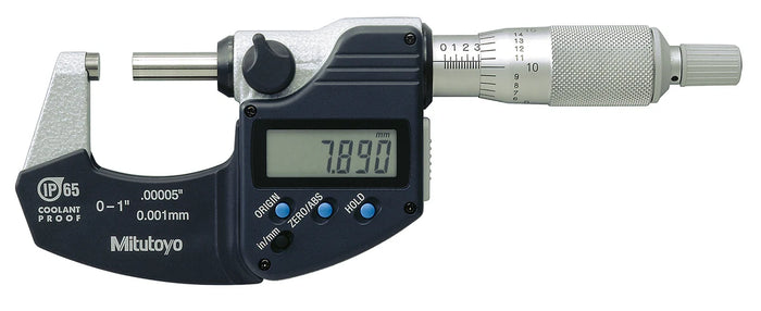 Mitutoyo 293-340-30 Coolant Proof Micrometer 0-1