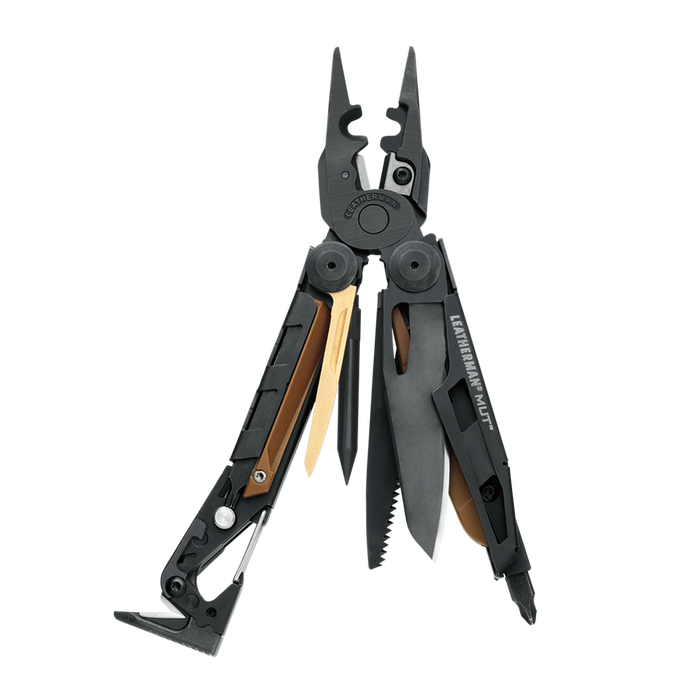 Leatherman 15 Tool MUT® EOD Black Oxide Multi-Tool with Green MOLLE Sheath