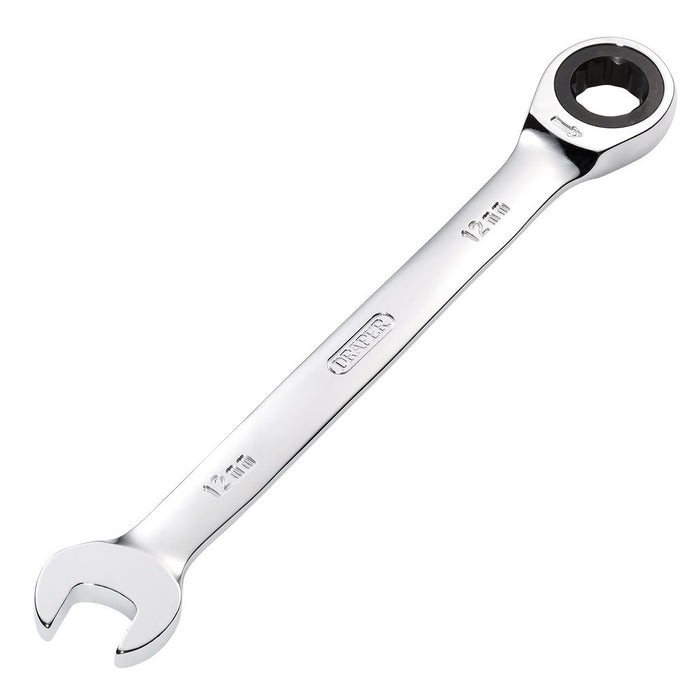 Draper Tools Metric Ratcheting Combination Spanner 12mm 31009