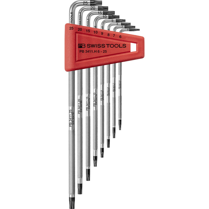 PB Swiss Torx Safety Key L-Wrenches 8 Pce Set in Plastic Holder
