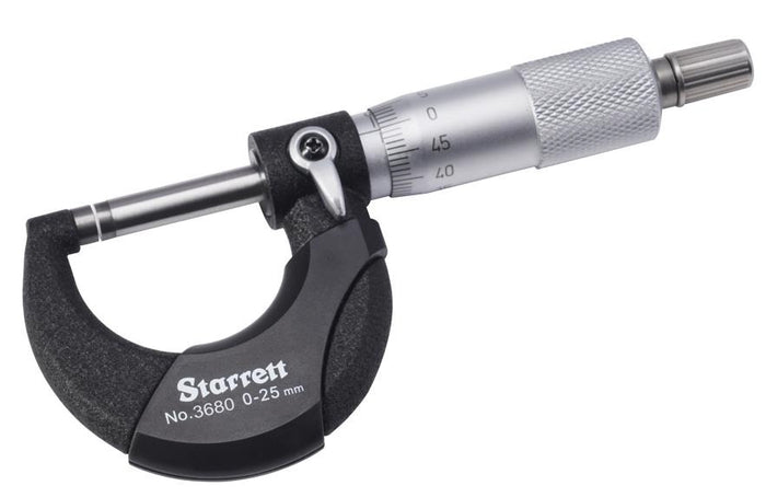 Starrett 0-25mm Mechanical Micrometer