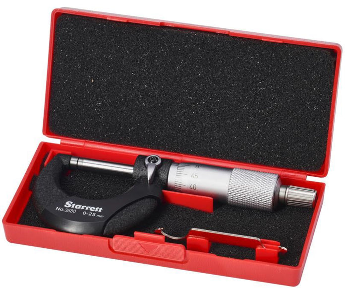 Starrett 0-25mm Mechanical Micrometer