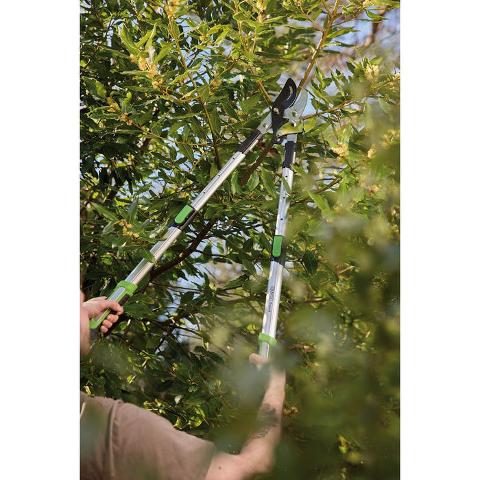Draper Tools Expert Telescopic Soft Grip Bypass Ratchet Action Loppers with Aluminium Handles 36819