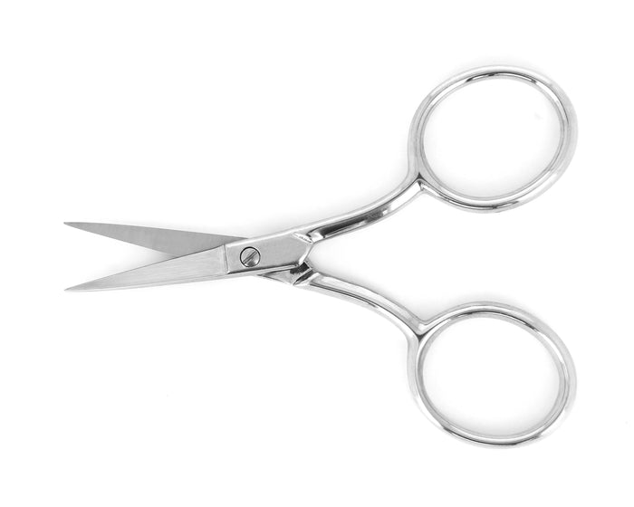 Ideal-Tek Carbon Steel Nickel Plated ProCut Scissors 372S-YL40.NP Extra Fine Straight Blade 100mm