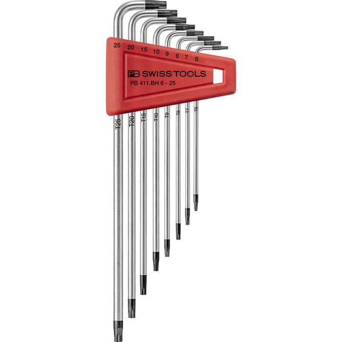 PB Swiss 8 Pce Key L-Wrench Set for Torx Screws in Plastic Holder