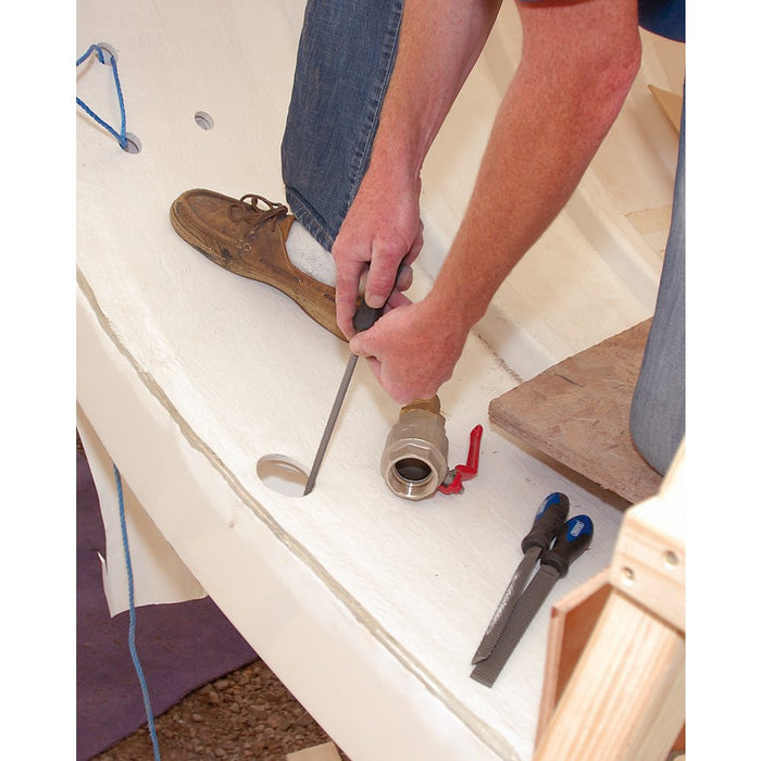 Draper Tools 200mm Soft Grip Engineers Round Cabinet Rasp 44959