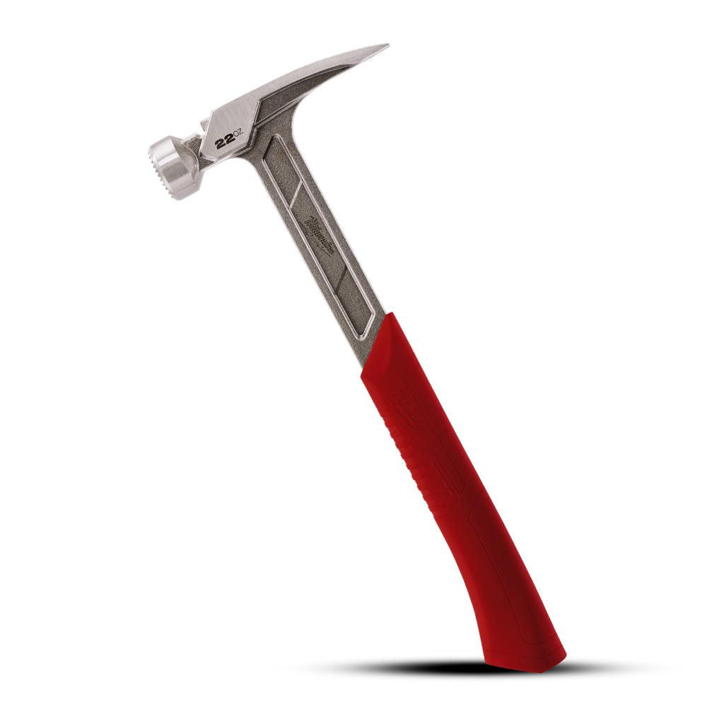Milwaukee 22oz Milled Face Steel Framing Hammer For Sale Online