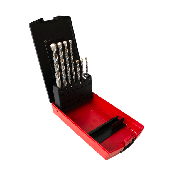 Milwaukee SDS Plus M2 2-Cut 7 Piece Set