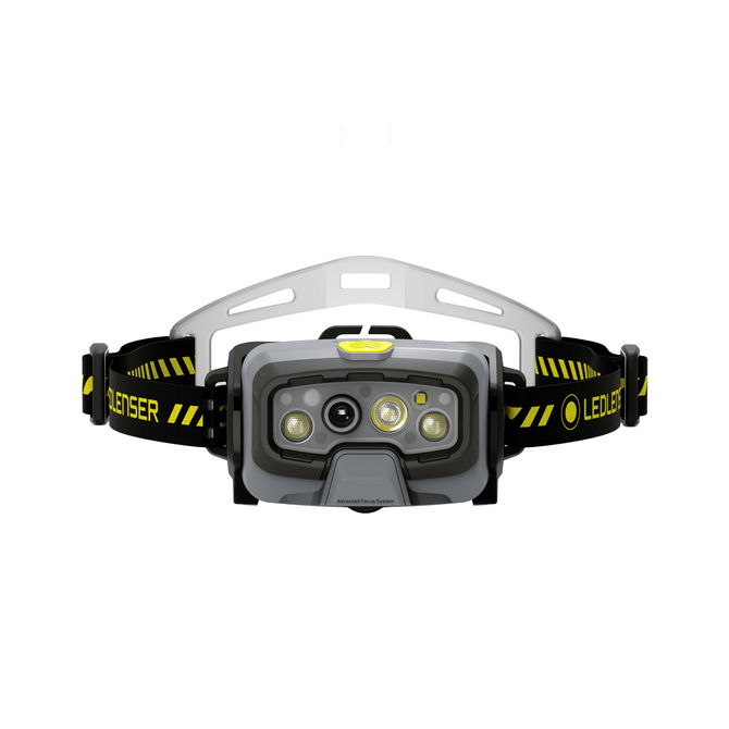 Ledlenser HF8R Work 1600lm Rechargeable IP68 Adaptive Light Beam Technology Robust Headlamp Yellow