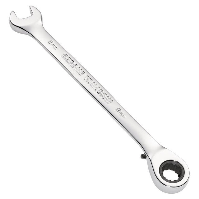 Draper Tools Hi-Torq® Metric Reversible Ratcheting Combination Spanner 8mm 51967