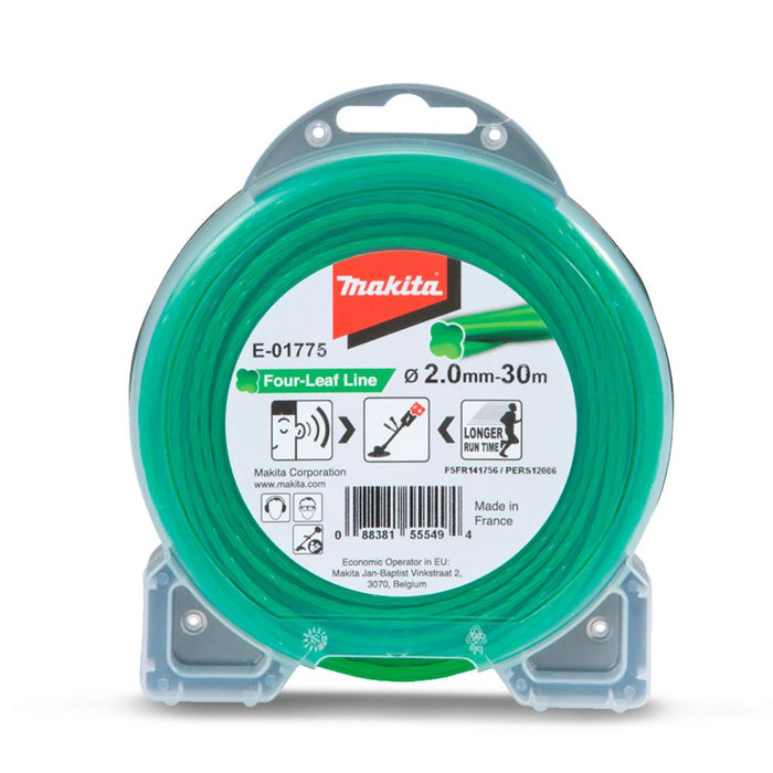 Makita Four Leaf Silent Nylon Line 2.0mm x 30m