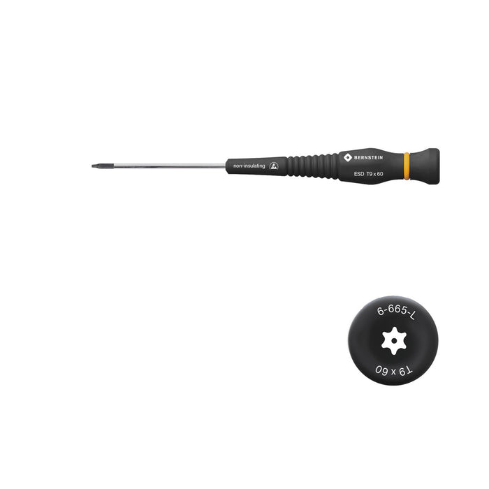 Bernstein Torx Screwdriver 50mm Blade Length Size T9