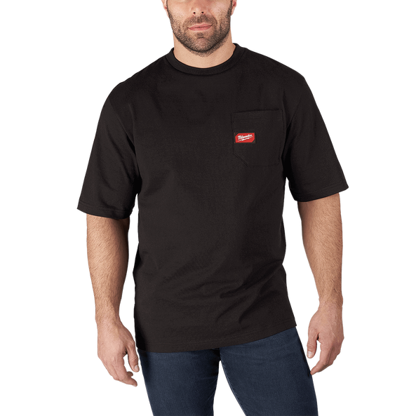Milwaukee Heavy Duty Pocket Tee Short Sleeve Black - L
