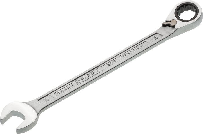 Hazet Ratcheting Combination Wrench 606-16 Outside 12-Point Traction Profile 16mm