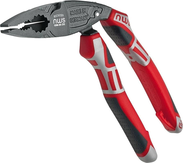 NWS 1096-69-200 High Leverage Combination Pliers ErgoCombi 200mm
