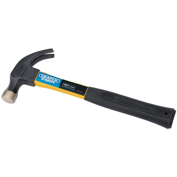 Draper Tools Expert Claw Hammer with Fibreglass Shaft 450g/16oz 62163