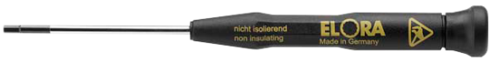 Elora Electronic Screwdriver ESD inside hexagon 625-0.9 ESD