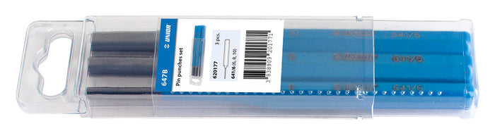 Unior Pin Punches Set 6, 8, 10mm