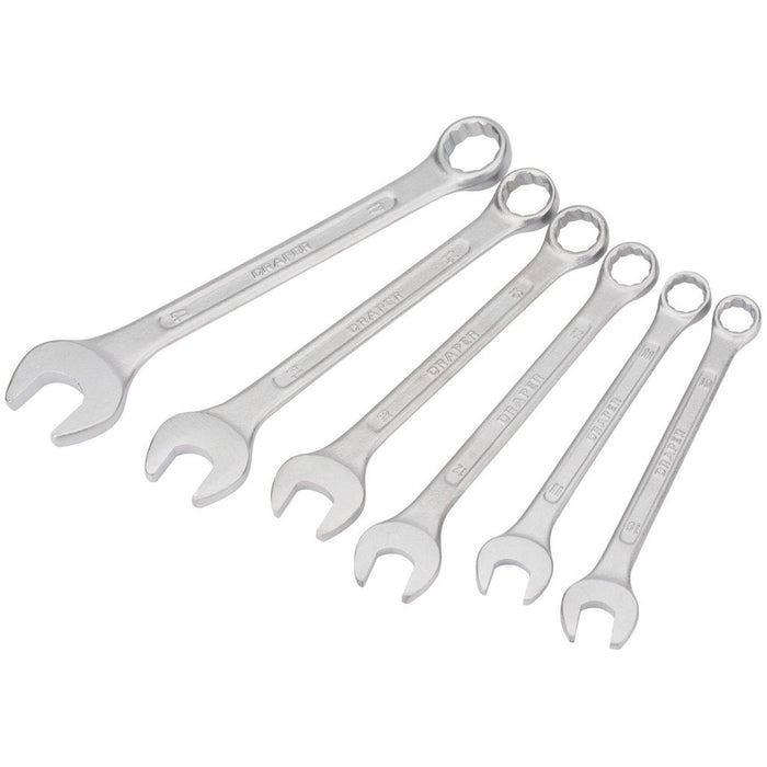 Draper Redline® Metric Combination Spanner Set 10 - 17mm 6 Piece 68479